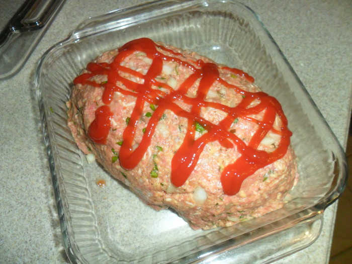 Everything but the Kitchen Sink Meatloaf