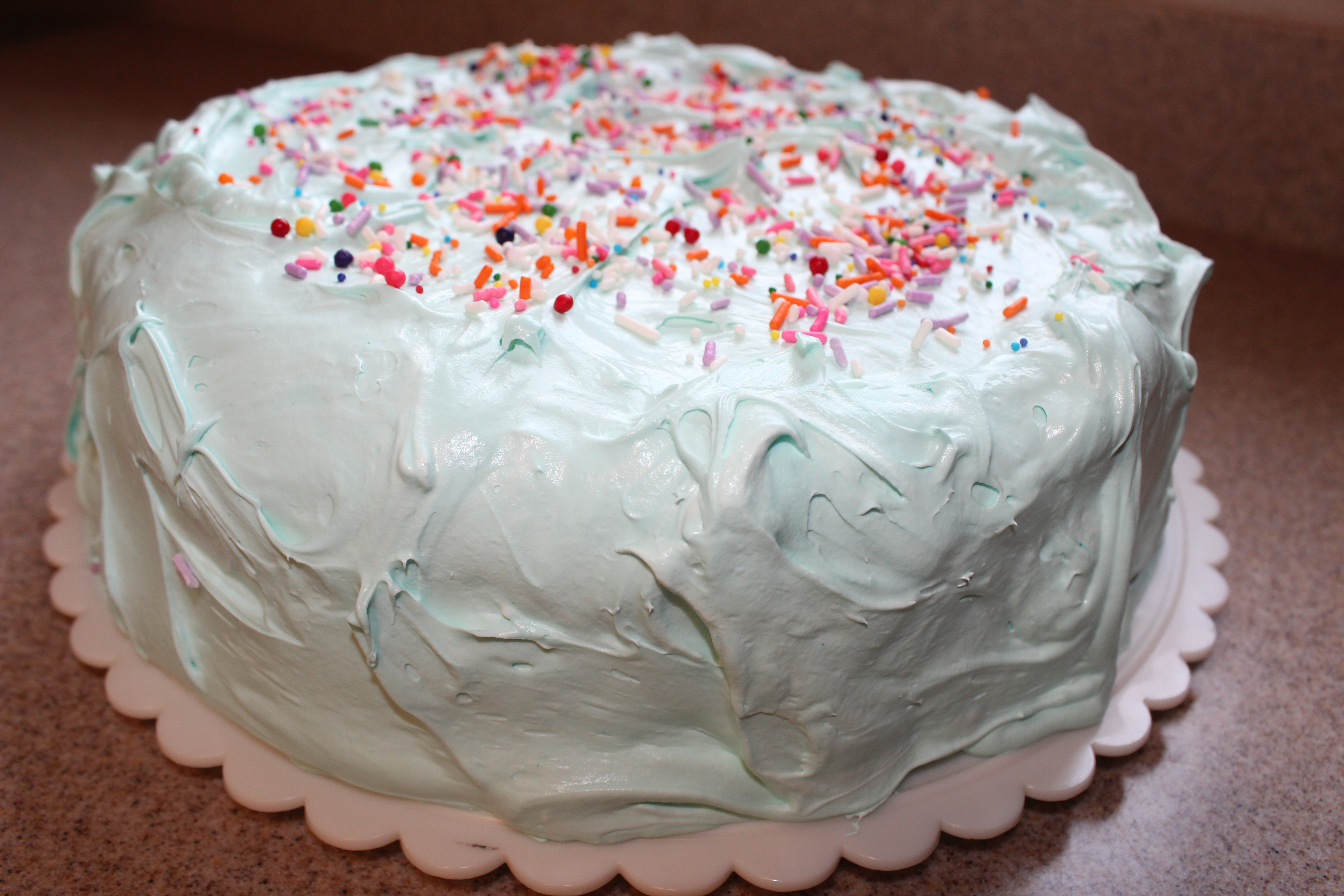 Super Ice Cream Crunch Birthday Cake