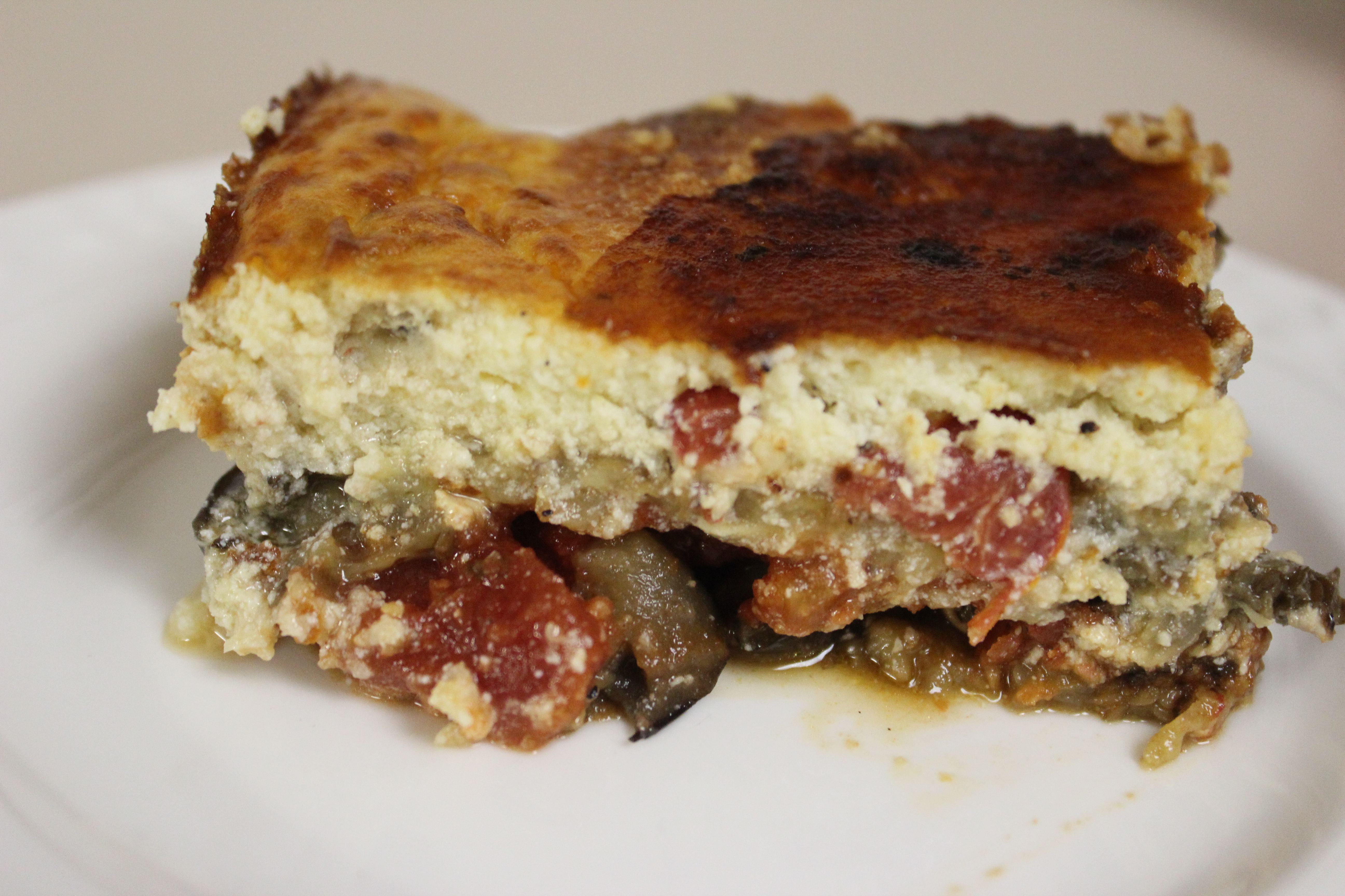 Eggplant and Tomato Gratin