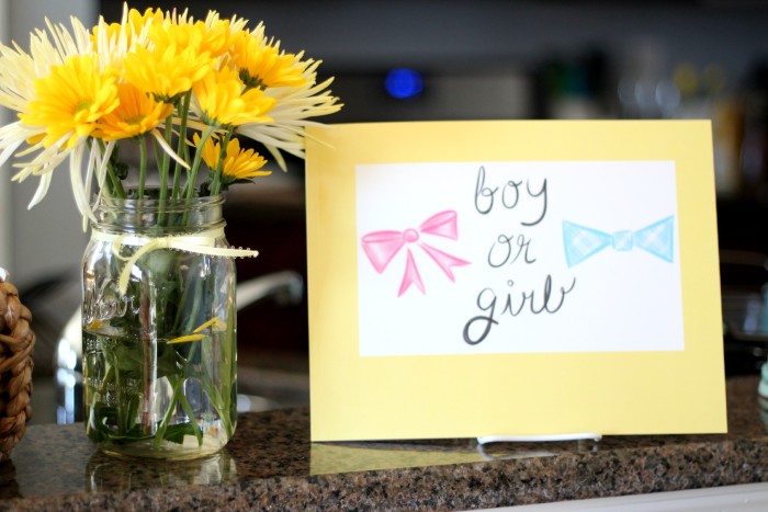 yellow book theme gender reveal