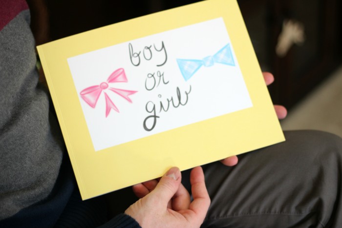 yellow book theme gender reveal