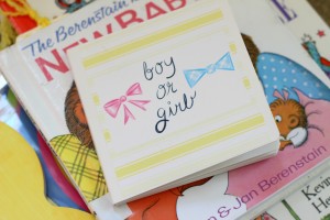 yellow book theme gender reveal