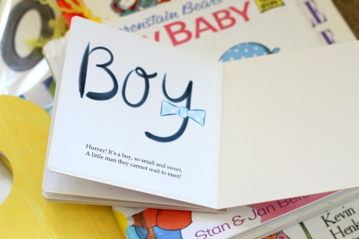 yellow book theme gender reveal