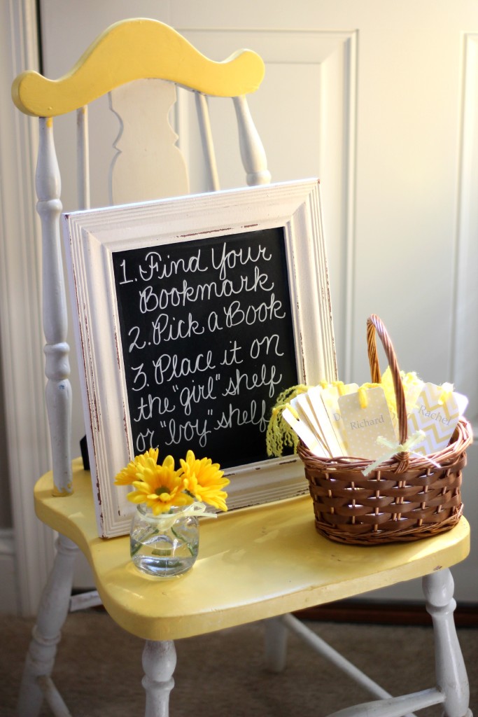 yellow book theme gender reveal