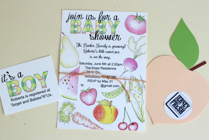 Rustic Farmers Market Baby Shower