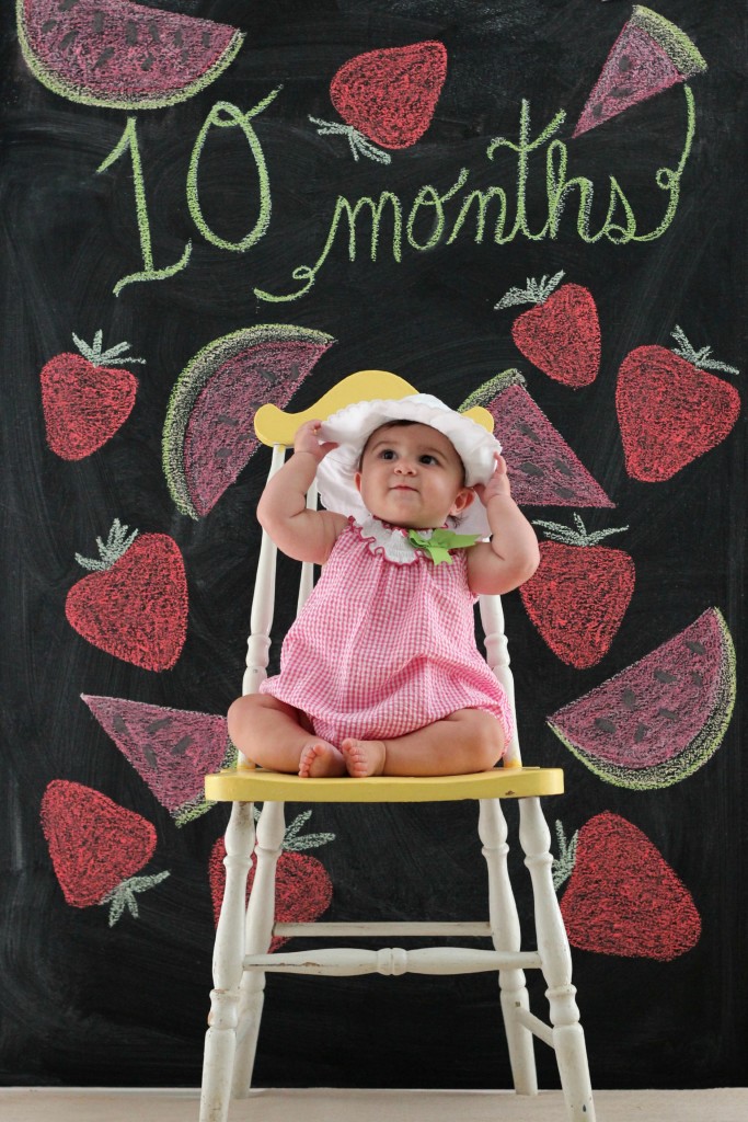 monthly progression photos, baby's first year