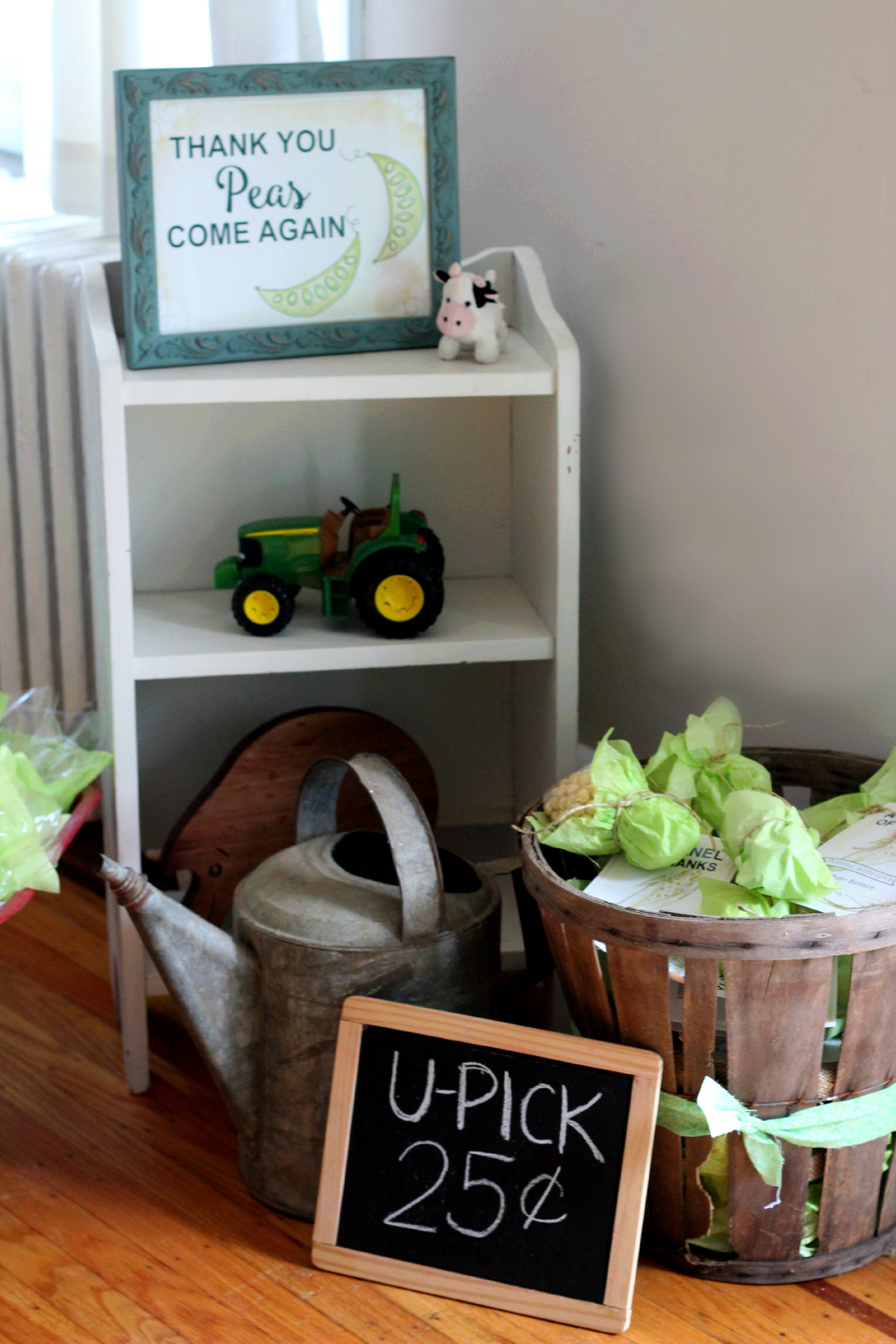 Rustic Farmers Market Baby Shower