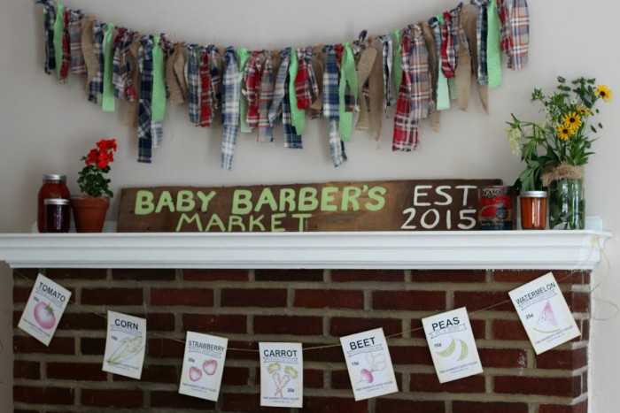 Rustic Farmers Market Baby Shower