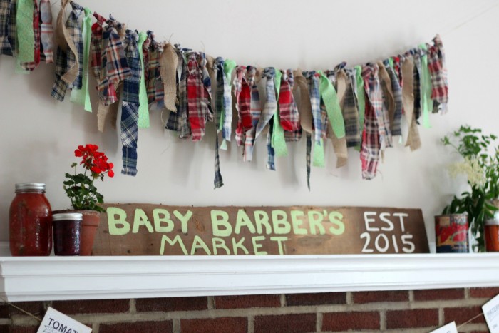 Rustic Farmers Market Baby Shower