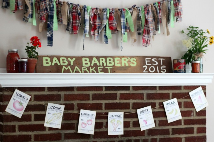 Rustic Farmers Market Baby Shower