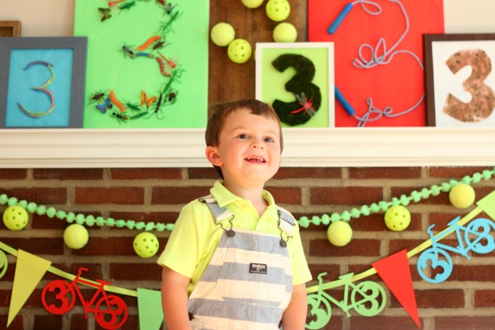 Owen's Whimsical Neon Outside Play Third Birthday Party