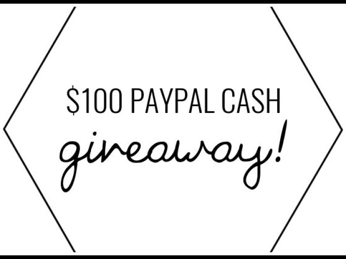 Giveaway! Enter to Win $100 PayPal Cash