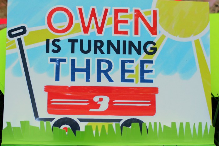 Owen's Whimsical Neon Outside Play Third Birthday Party