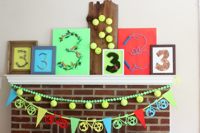 Owen's Whimsical Neon Outside Play Third Birthday Party