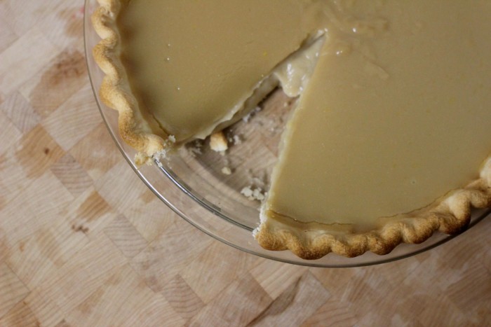 Old Fashioned Butterscotch Custard Pie Recipe