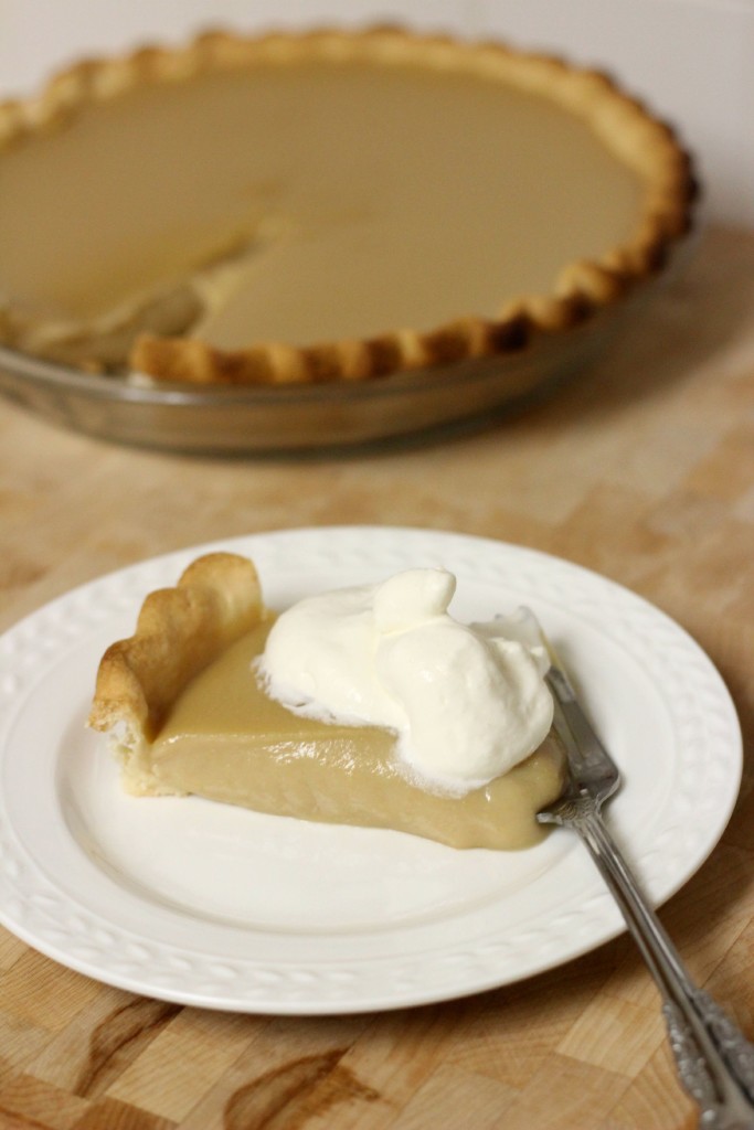 Old Fashioned Butterscotch Custard Pie Recipe