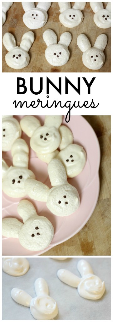 Bunny Meringues Cookie Recipe and How-To for Easter Treats