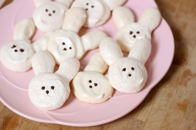 Bunny Meringues Cookie Recipe and How-To for Easter Treats