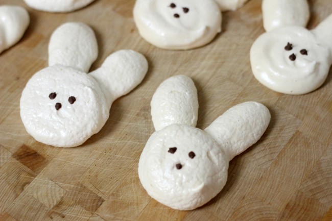 Bunny Meringues Cookie Recipe and How-To for Easter Treats