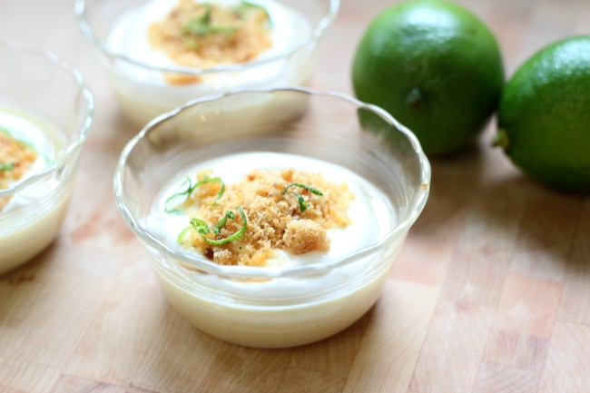 Individual Key Lime Custard Desserts Recipe