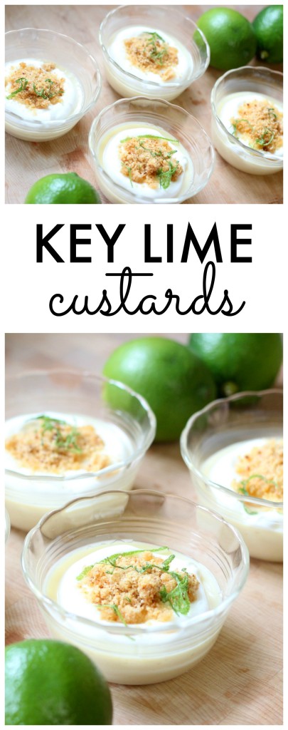 Key Lime Custards Individual Desserts