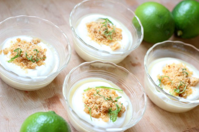 Individual Key Lime Custard Desserts Recipe