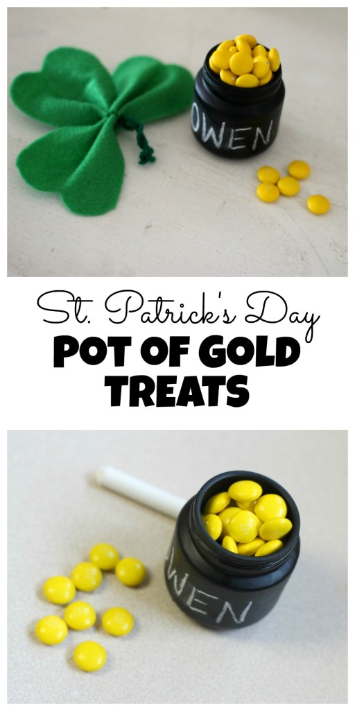 DIY Mini Pot of Gold Treats for St. Patrick's Day