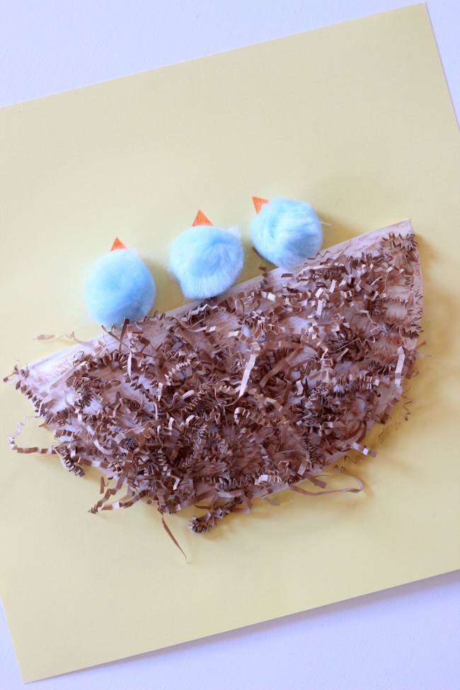 Easy Spring Craft ~ Baby Birds Nest 