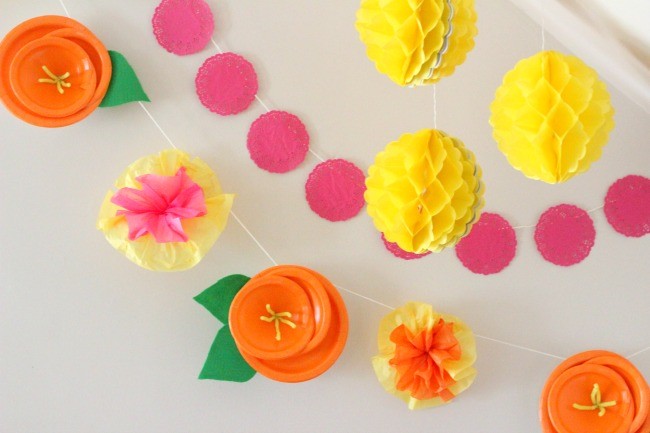 Paper Plate Flower Craft