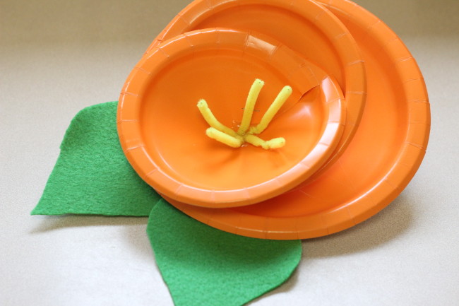 Paper Plate Flower Craft