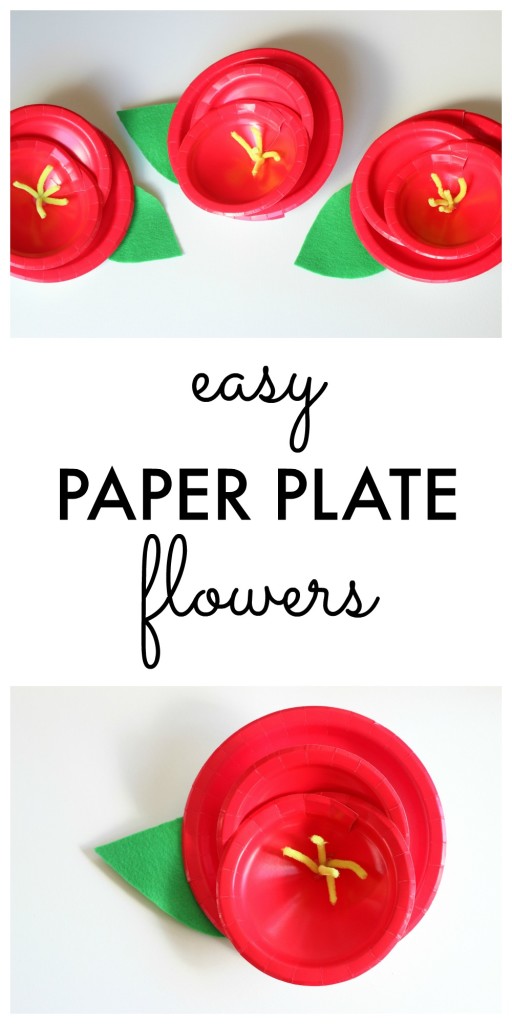 Paper Plate Flower Craft Instructions