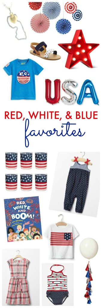 Red, White and Blue Favorites: 4th of July Inspiration