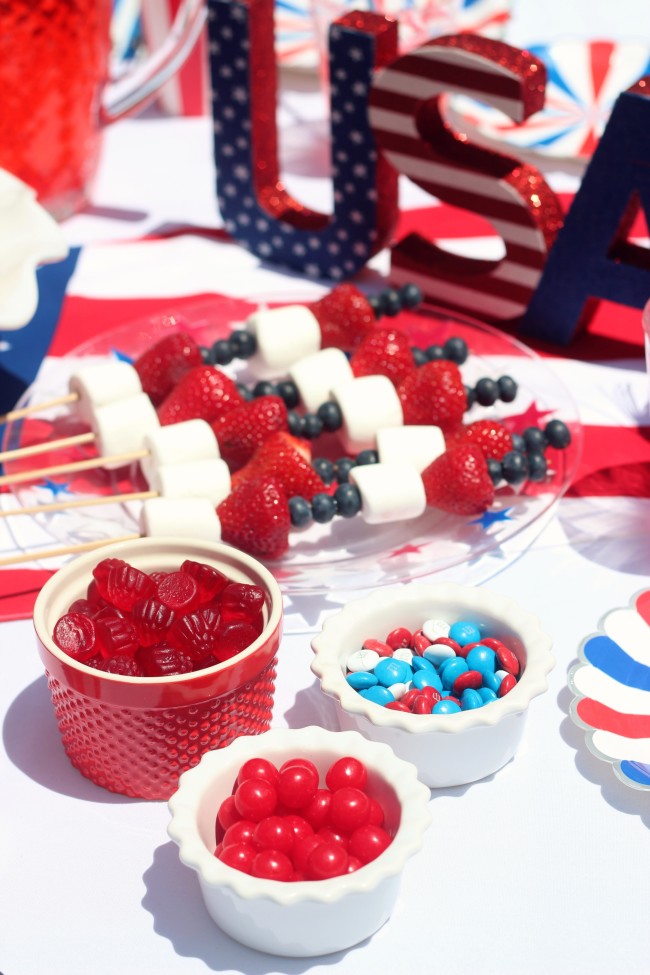 4th of july table candy