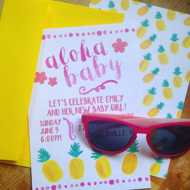 Tropical Party: A Pineapple Baby Sprinkle