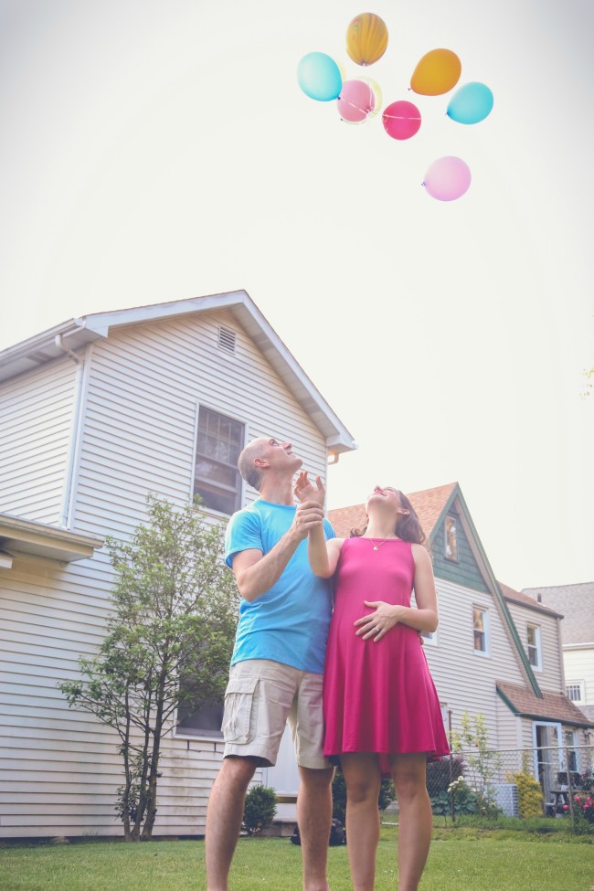 Rainbow Baby Pregnancy Announcement