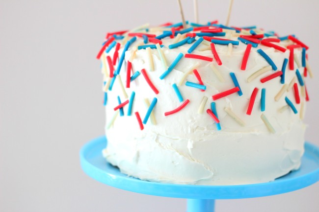 4th of July Confetti Cake