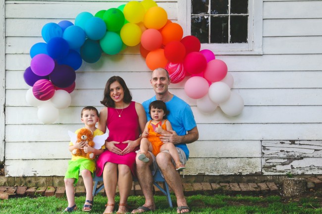 Rainbow Baby Pregnancy Announcement