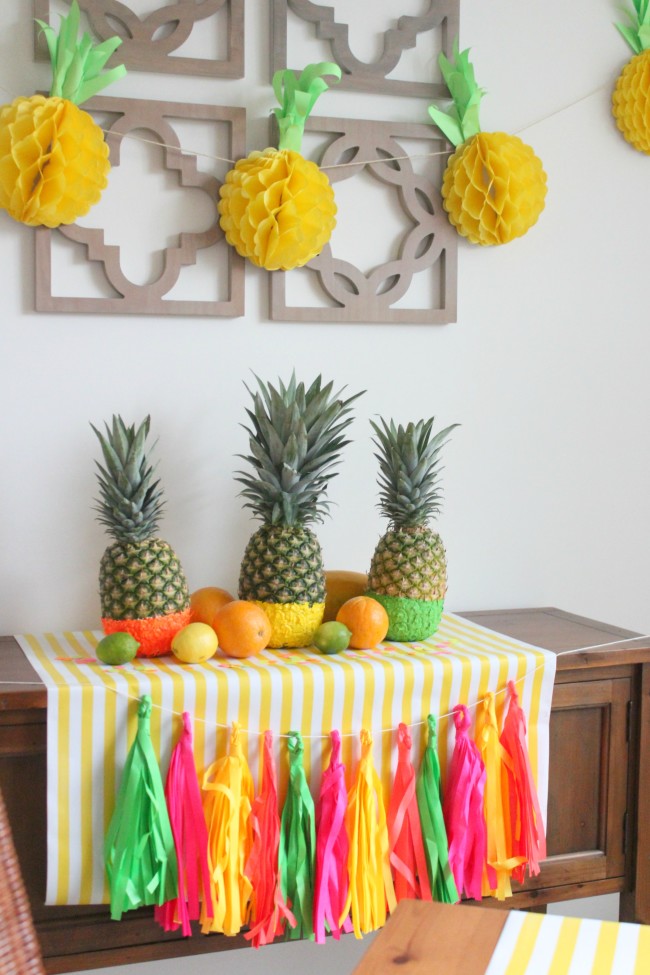 Tropical Party: A Pineapple Baby Sprinkle