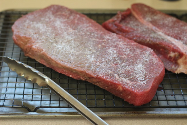 Grilled London Broil or Top Round Steak with Lime Corn Salad