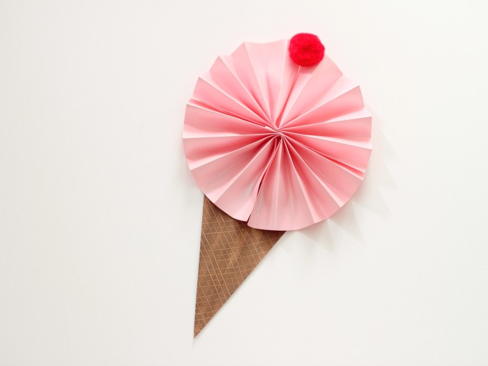 Ice Cream Cone Fans {Summer Craft}