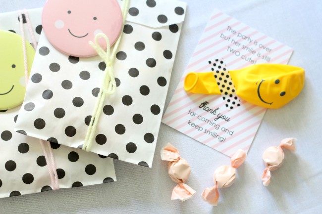 Smiley Face Birthday Party - Pink, Yellow and Modern