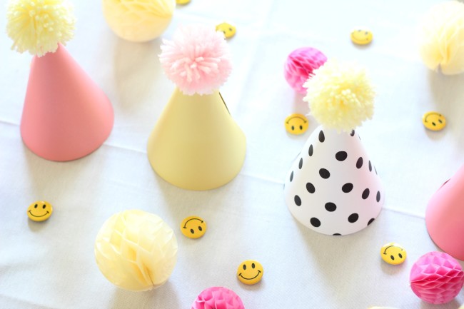 Smiley Face Birthday Party - Pink, Yellow and Modern