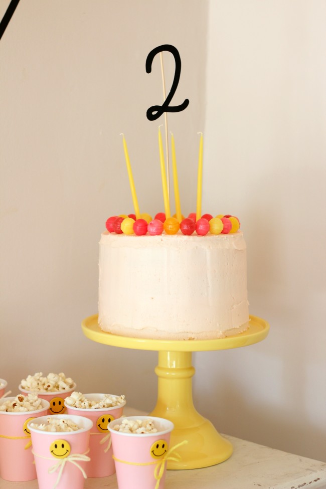 Smiley Face Birthday Party - Pink, Yellow and Modern