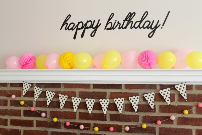 Smiley Face Birthday Party - Pink, Yellow and Modern