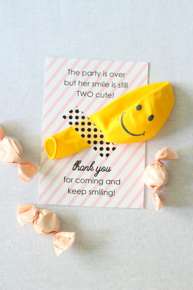 Smiley Face Birthday Party - Pink, Yellow and Modern