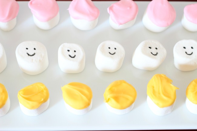 smiley face marshmallows