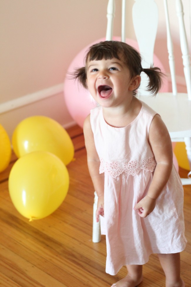 Smiley Face Birthday Party - Pink, Yellow and Modern