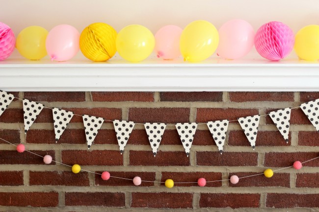 Smiley Face Birthday Party - Pink, Yellow and Modern