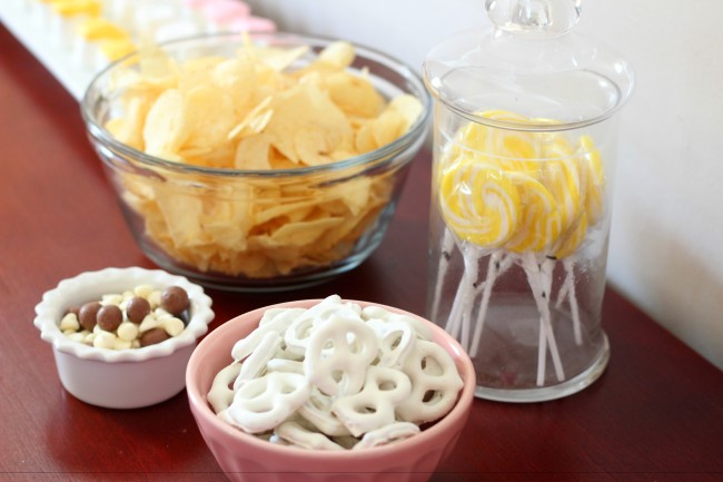 smiley face party snacks