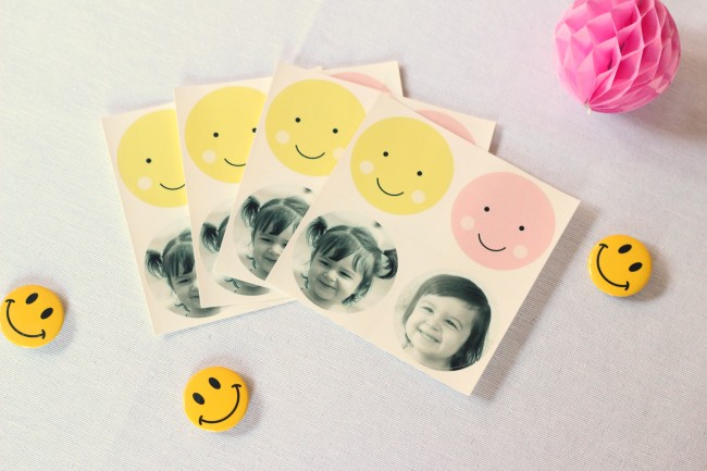 Smiley Face Birthday Party - Pink, Yellow and Modern